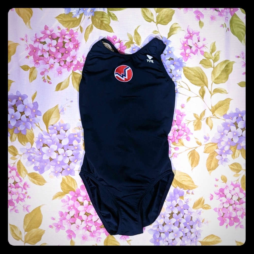 Tyr one piece swimsuit performance Navy XXS 26